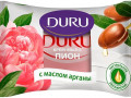 DURU Мыло 1+1  80г.инд уп. Пион и масло Арганы АКЦИЯ! СКИДКА 30%