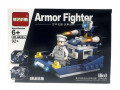 Конструктор ARMOR FIGHTER 8в1 Военная техника Катер 92+дет. 19*13см / HR203-3